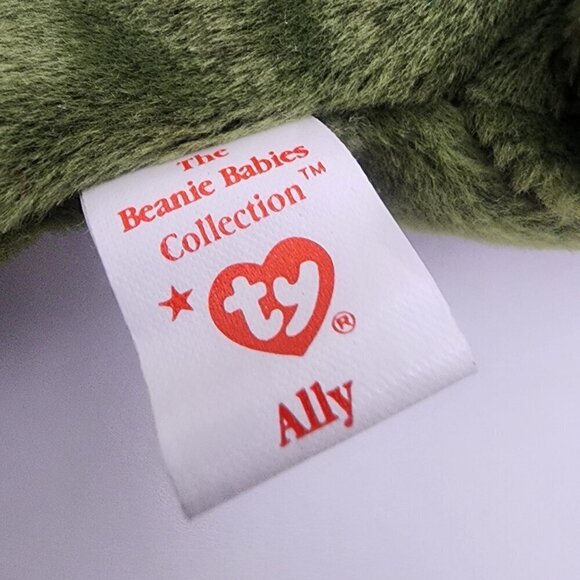 TY Beanie Baby "Ally" the Alligator with Hanging and Tush Tags - Picture 9 of 12